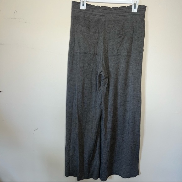 Athleta Pants Wide Leg Gray Modal Elastic Waist Size Medium - Picture 4 of 12